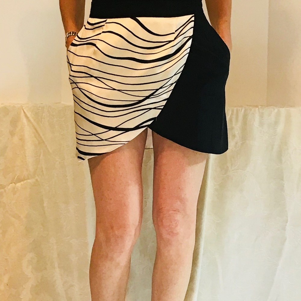 Silk Mini Skirt